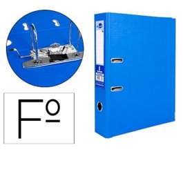 Liderpapel Archivador de palanca Folio Azul 75mm