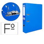 Liderpapel Archivador de Palanca Folio Azul 75mm