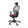 PIQUERAS Y CRESPO Silla de oficina Jorquera Morada y Gris