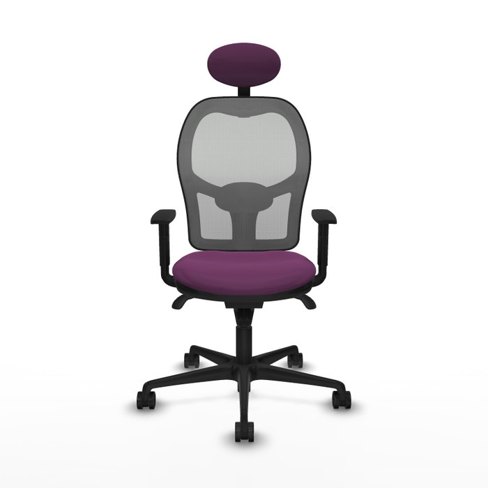 PIQUERAS Y CRESPO Silla de oficina Jorquera Morada y Gris