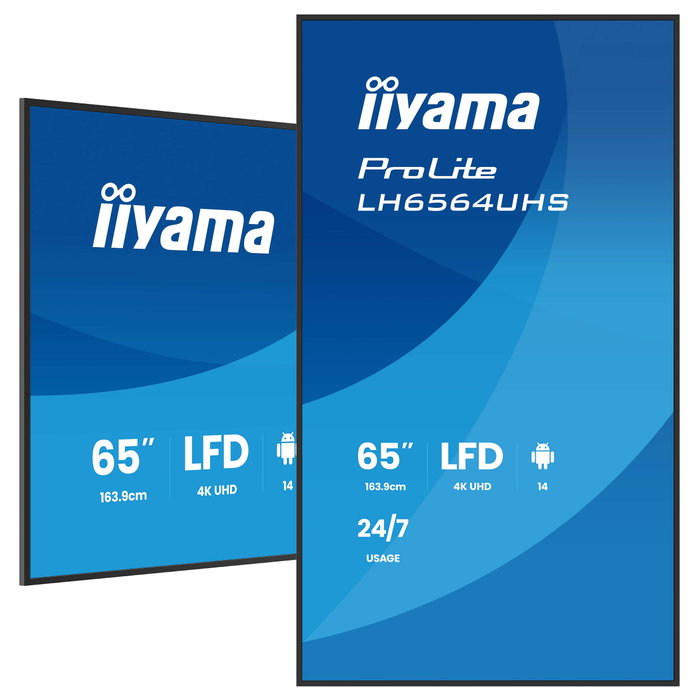 Iiyama ProLite LH6564UHS-B1AG 65 pulg. 4K UHD Android 14 Iiyama ProLite LH6564UHS-B1AG 65 pulg. 4K UHD Android 14