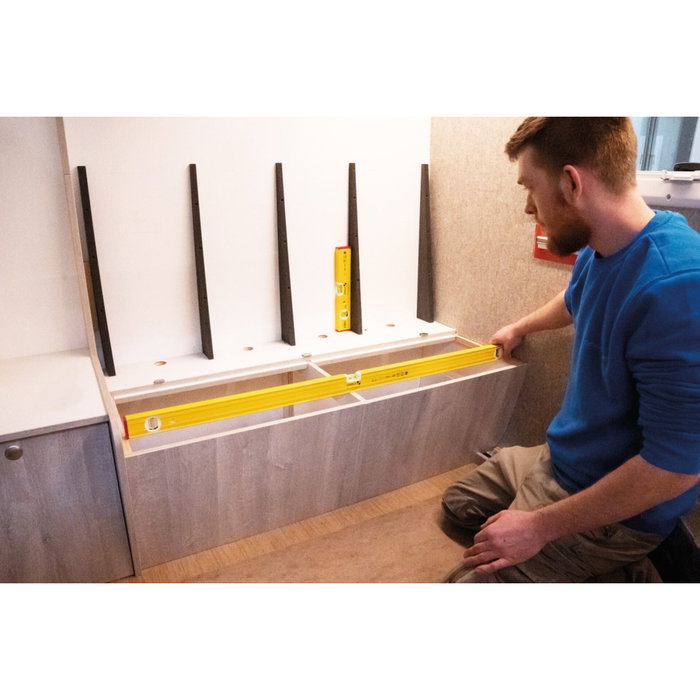 Stabila PRO SET 80 AS Nivel de burbuja de alta precisión 80 cm