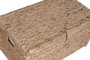 DKD Home Decor Set de 3 Baúles de Jacinto de Agua y Madera Natural