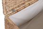 DKD Home Decor Set de 3 Baúles de Jacinto de Agua y Madera Natural