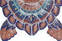 DKD Home Decor Decoración de Pared Metal Tortuga Surtido de 2