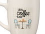 VESSIA Taza de Porcelana Coffee Time 350ml Blanco-Marron-Negro (Pack de 27) skus: B1CS4VLSM4