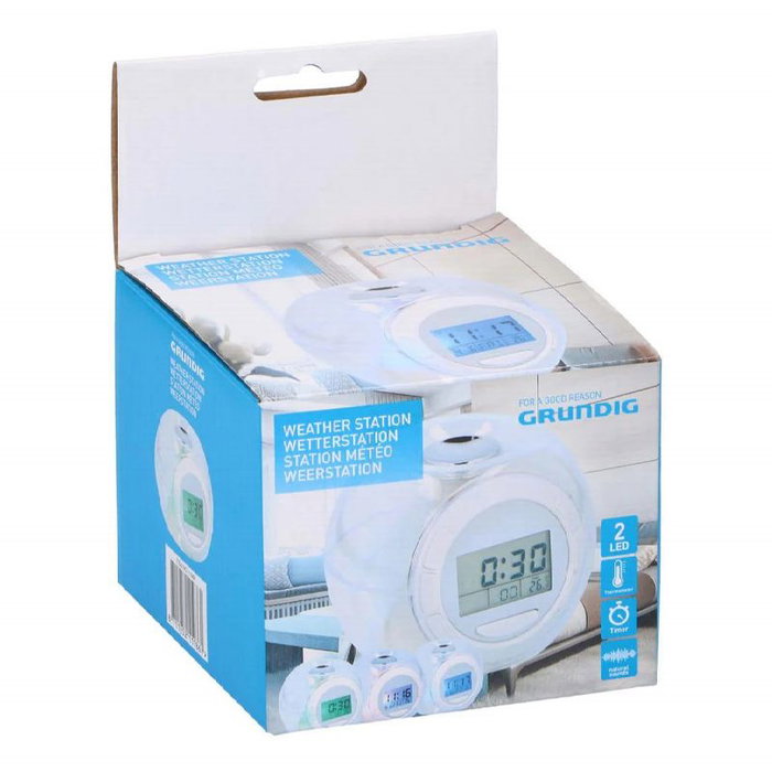 GRUNDIG Estación Meteorológica Mini 2 con Pantalla LED