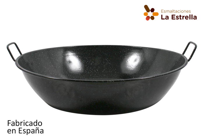 La Estrella Paellera Honda Bordonada 65 cm 50 L "Jaspeada" (2 Unidades) La Estrella Paellera Honda Bordonada 65 cm 50 L "Jaspeada" (2 Unidades)