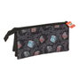 Safta Estuche Portatodo Triple Minecraft Graffiti