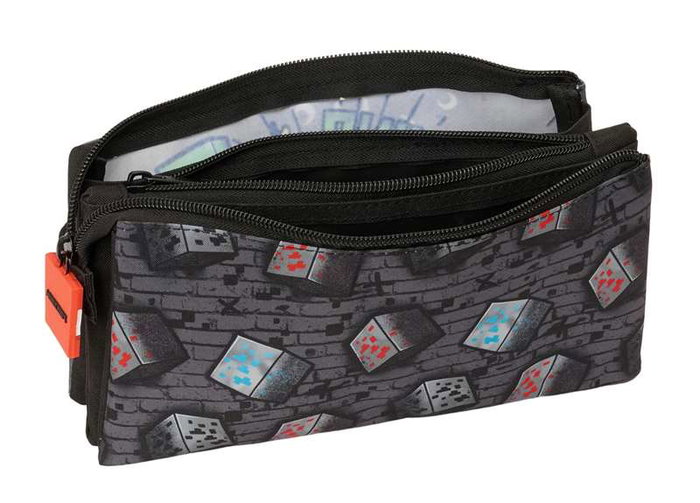 Safta Portatodo Triple 22 x 12 x 3 cm, Organizador para Niños Edad Recomendada 36 Meses Safta Portatodo Triple 22 x 12 x 3 cm, Organizador para Niños Edad Recomendada 36 Meses