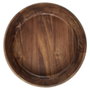 Home Deco Factory Ensaladera Colección Cocooning Madera Acacia Ø 25 cm x 10 cm para Servir