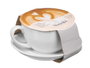 VESSIA Taza Café con Leche 300ml Blanco Porcelana Pack de 24 de forma profesional