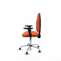 PIQUERAS Y CRESPO Silla de oficina Algarra Naranja con Brazos 2D
