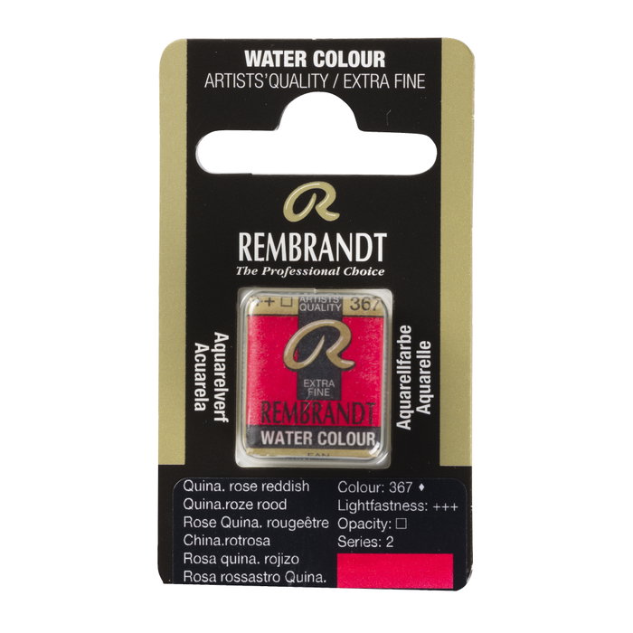 Rembrandt Acuarela Pastilla Rosa Quinacridona Rojizo 367 Rembrandt Acuarela Pastilla Rosa Quinacridona Rojizo 367