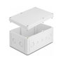 DeLOCK Carcasa de instalación con entradas de cable 180 x 125 x 90 mm gris