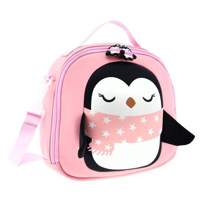 LOVELY STORY Nevera Portameriendas Termico Pinguino 22x21x9cm con Cierre Cremallera Bidireccional LOVELY STORY Nevera Portameriendas Termico Pinguino 22x21x9cm con Cierre Cremallera Bidireccional