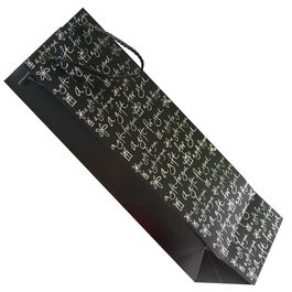 Party Time Bolsa de Regalo para Botella Surtida en Papel con Asas de Cuerda 10.5x10.5x36 cm