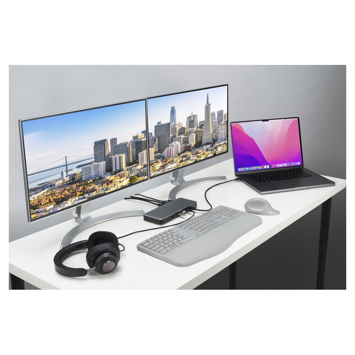 Kensington SD5760T Replicador de Puertos 4K Dual Thunderbolt 4 con Carga Power Delivery 96W