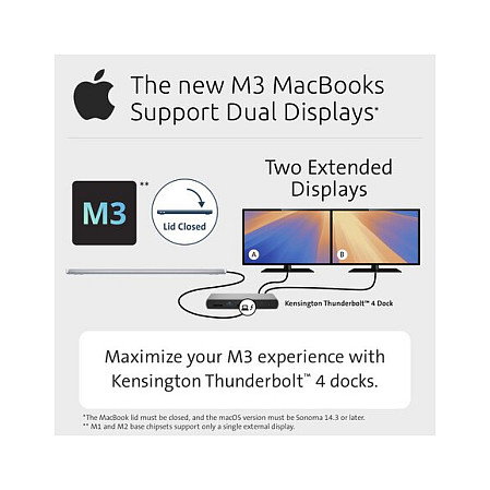 Kensington SD5760T Replicador de puertos Thunderbolt 4 Dual 4K Gris Kensington SD5760T Replicador de puertos Thunderbolt 4 Dual 4K Gris