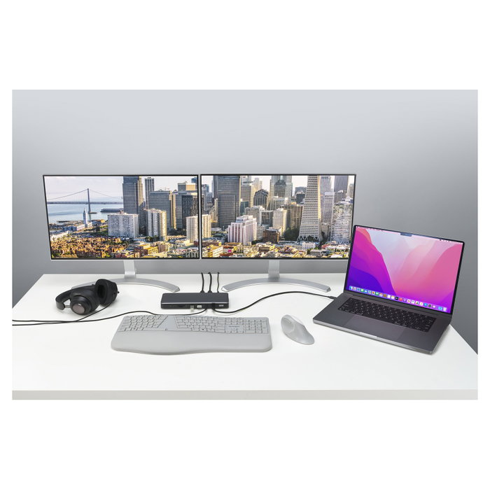 Kensington SD5760T Replicador de Puertos 4K Dual Thunderbolt 4 con Carga Power Delivery 96W