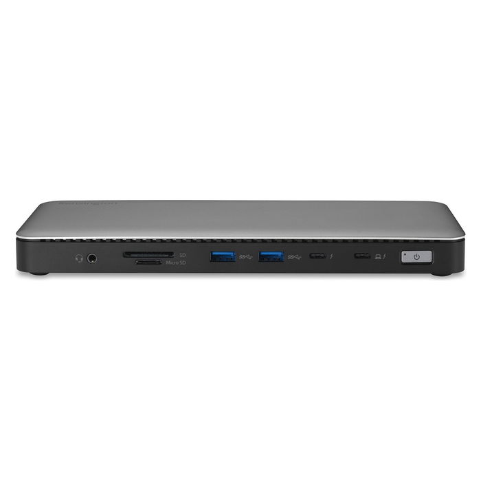 Kensington SD5760T Thunderbolt 4 Dock Estación de Acoplamiento con Dual HDMI 4K/8K, 96W PD, Puerto GB Ethernet, Lector de Tarjetas SD/MicroSD para MacBook