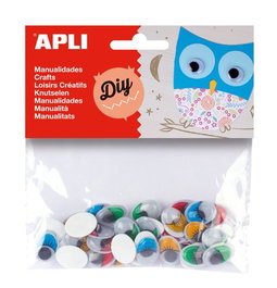 APLI Ojos Móviles Ovalados Colores Surtidos Bolsa de 40 (Set de 5)</h1>