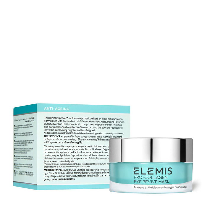 Elemis PRO-COLLAGEN Eye Revive Mascarilla Anti-Ojeras, Bolsas y Arrugas. Hidratación Profunda Contorno de Ojos en Gel 15ml, Todo Tipo Pieles Elemis PRO-COLLAGEN Eye Revive Mascarilla Anti-Ojeras, Bolsas y Arrugas. Hidratación Profunda Contorno de Ojos en Gel 15ml, Todo Tipo Pieles