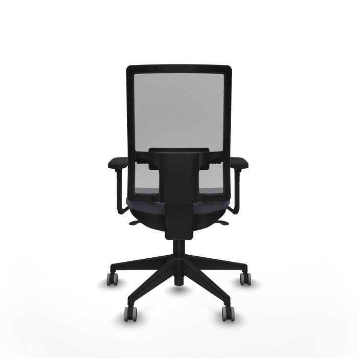 PIQUERAS Y CRESPO Silla de oficina Horna Gris con Brazos 3D