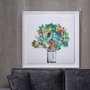 Cuadro Pintura Jarrón Lienzo Decoración 113 X 113 cm