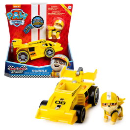 Spinmaster Paw Patrol Rubbles Race & Go Deluxe con Figura