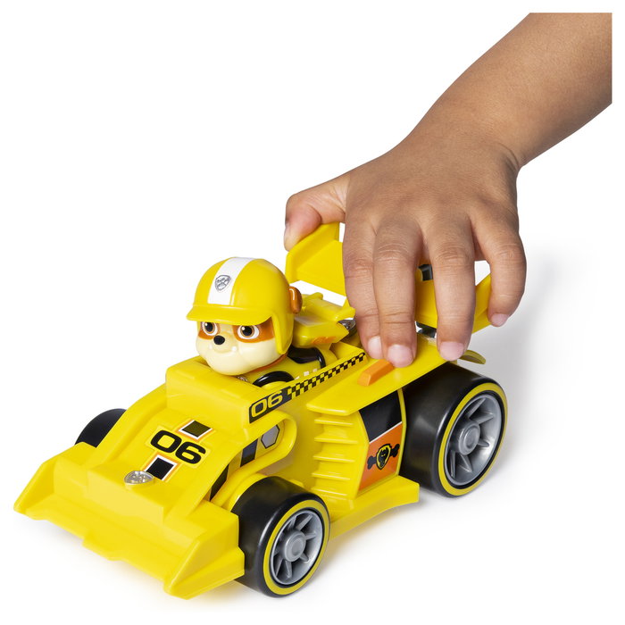 Spinmaster Paw Patrol Rubbles Race & Go Deluxe con Figura