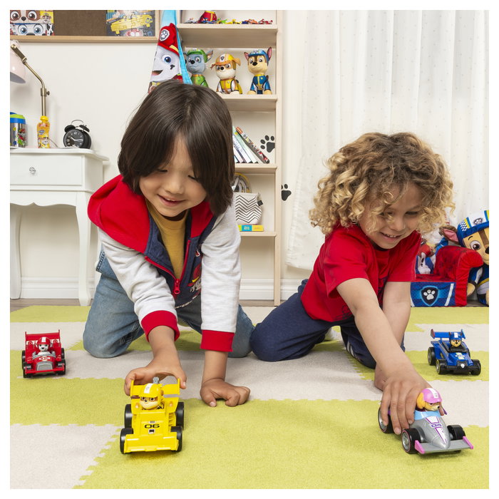 Spinmaster Paw Patrol Rubbles Race & Go Deluxe con Figura