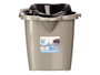 Arte Regal Cubo Fregar 15L Negro Gris 41x32x31 cm con Ruedas (Set de 10)