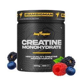 BIGMAN Creatina Monohidrato Frutas del Bosque-Fresa 300 g