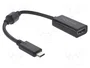 DeLOCK Adaptador USB Tipo C a HDMI 8K 60 Hz HDR Negro 61085