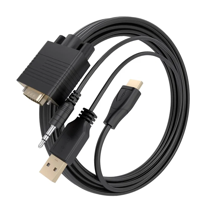 Aisens Cable Conversor SVGA a HDMI con Audio, 1.5m, Negro