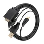 Aisens Cable Conversor SVGA a HDMI con Audio, 1.5m, Negro