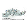 WAGO 2205-7646 Terminal de conexión N/L/PE Push-in CAGE CLAMP, Gris
