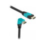 DeLOCK Cable HDMI High Speed 8K 60Hz 48Gbps 2m con conector recto y 90° abajo