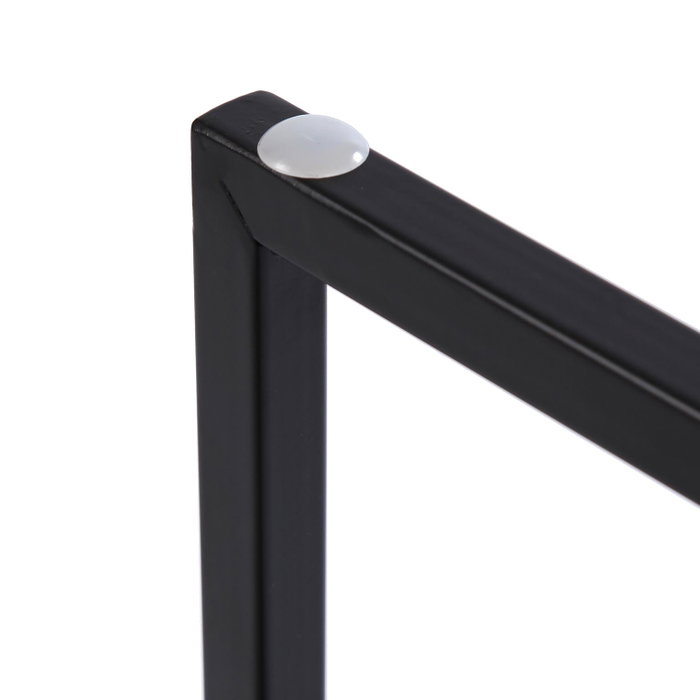 Versa Consola Blossom Oscura 30x90 cm - Madera Roble y Metal