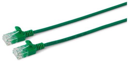 MicroConnect Cable de Red CAT6 U/UTP Slim 0,15m Verde