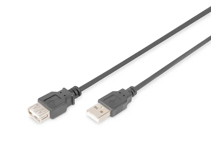 Digitus AK-300202-030-S Cable de Extensión USB 2.0 USB A Macho / Hembra, 3.0 m, Negro