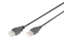 Digitus AK-300202-030-S Cable de Extensión USB 2.0 USB A Macho / Hembra, 3.0 m, Negro