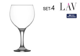 LAV Set de 4 Copas Combinados Misket 645cc