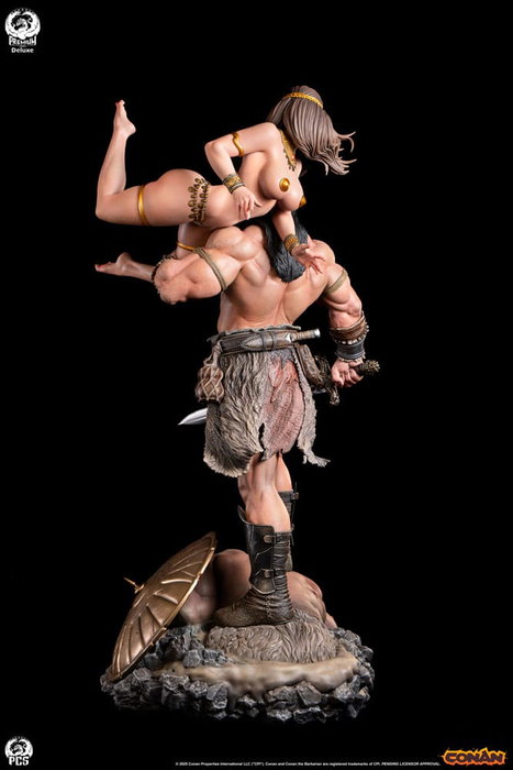 Premium Collectibles Studio Conan el Bárbaro Estatua 1/4 Conan Deluxe Edition 63 cm