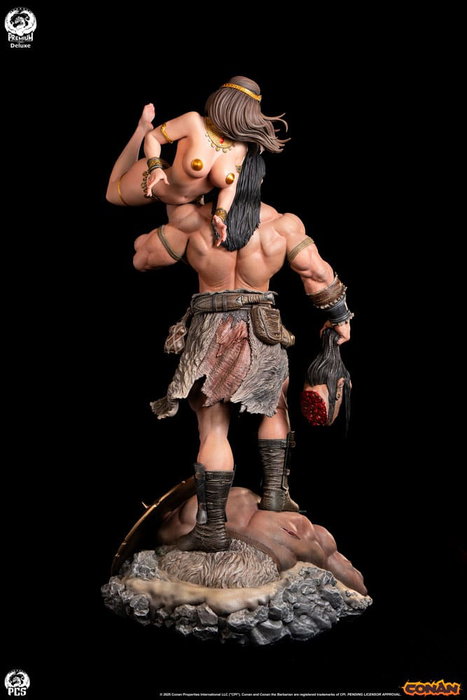Premium Collectibles Studio Conan el Bárbaro Estatua 1/4 Conan Deluxe Edition 63 cm