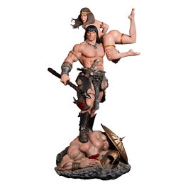 Premium Collectibles Studio Conan el Bárbaro Estatua 1/4 Conan Deluxe Edition 63 cm