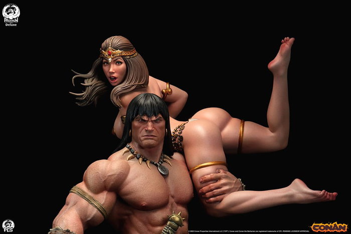 Premium Collectibles Studio Conan el Bárbaro Estatua 1/4 Conan Deluxe Edition 63 cm
