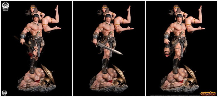 Premium Collectibles Studio Conan el Bárbaro Estatua 1/4 Conan Deluxe Edition 63 cm