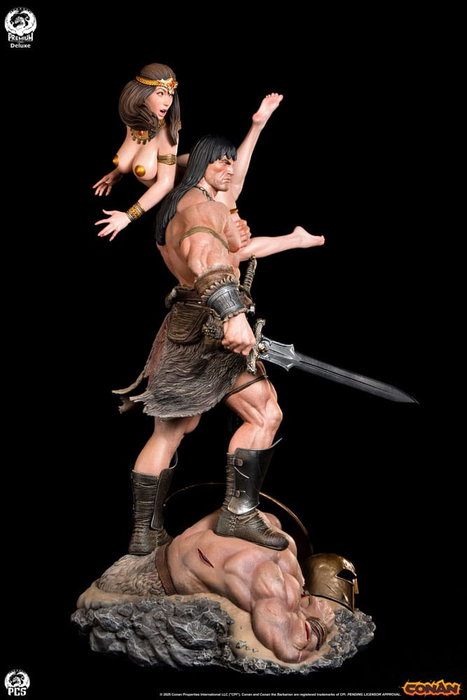 Premium Collectibles Studio Conan el Bárbaro Estatua 1/4 Conan Deluxe Edition 63 cm